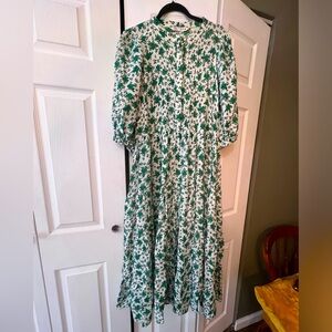 Zara Floral Print Maxi Dress. Women’s Size XL.
